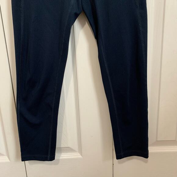 Girlfriend Collective Navy Blue Compressive Contour Seamed Legging XS - Picture 3 of 7